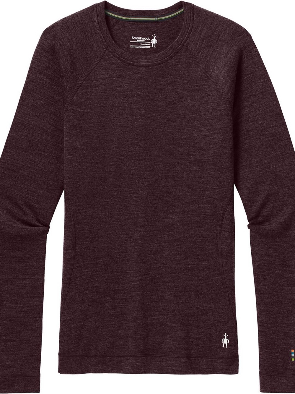 Smartwool Merino 250 base layer crew neck Heathered maroon